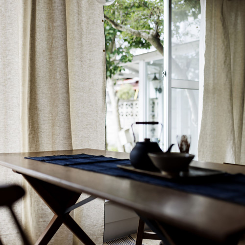 自然素材 カーテン 大麻 ooasa 麻色 目隠し 間仕切り ナチュラル