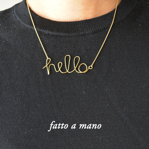 helloネックレス ネックレス・ペンダント fatto a mano 通販｜Creema 