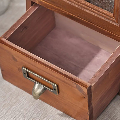 レトロ木製収納キャビネット 収納 キャビネット 棚 木製キャビネット インテリア 小物入れ