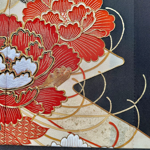 布絵　インテリア　壁掛け　絵　布絵アート　着物リメイク　着物　玄関飾り　和モダン 布絵 インテリア 壁掛け 絵 布絵アート 着物リメイク 着物 玄関