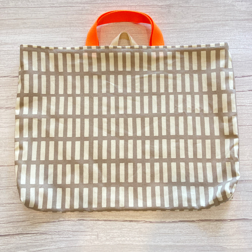 入園入学4点セット ネオンカラー 北欧調格子柄 レッスンバッグ 上履き