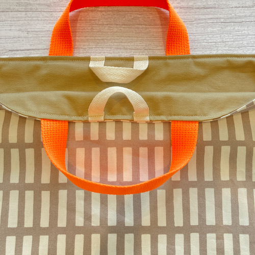 入園入学4点セット ネオンカラー 北欧調格子柄 レッスンバッグ 上履き