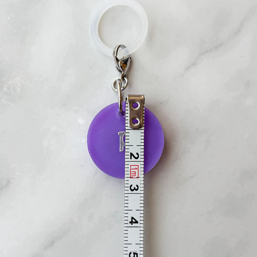 傘の目印に！イニシャル入り丸型アンブレラマーカー 傘マーカー/傘タグ