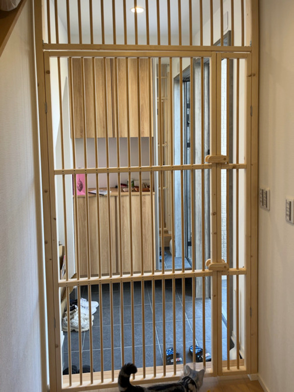 ★ 親子扉仕様 猫の脱走防止扉 ★ 13枚目の画像