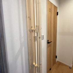 ★ 親子扉仕様 猫の脱走防止扉 ★ 11枚目の画像