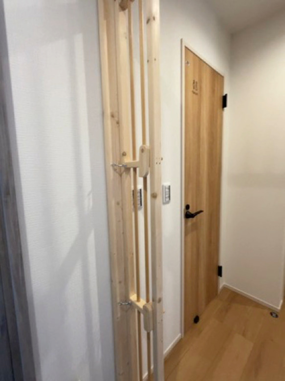 ★ 親子扉仕様 猫の脱走防止扉 ★ 11枚目の画像