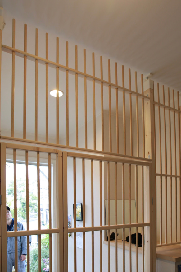 ★ 親子扉仕様 猫の脱走防止扉 ★ 16枚目の画像