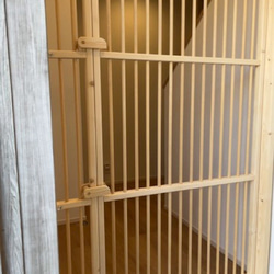 ★ 親子扉仕様 猫の脱走防止扉 ★ 3枚目の画像