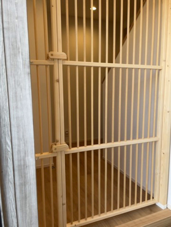 ★ 親子扉仕様 猫の脱走防止扉 ★ 3枚目の画像