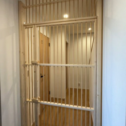 ★ 親子扉仕様 猫の脱走防止扉 ★ 4枚目の画像