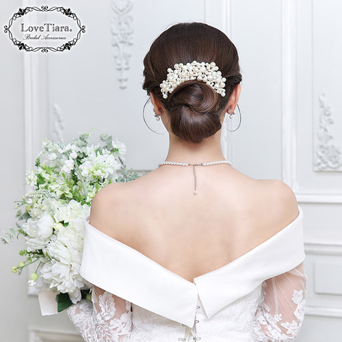 ヘッドドレス【パールボンネ】H-188|花嫁 ウエディング 結婚式