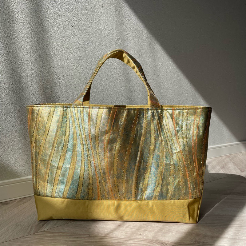 シルク帯地のショルダーバッグ/obi shoulder bag