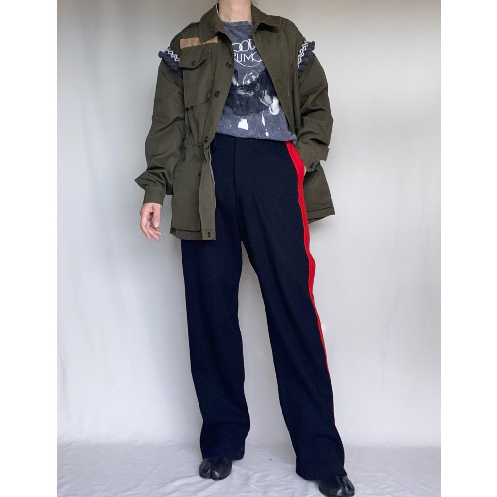 upcycle military  jacket