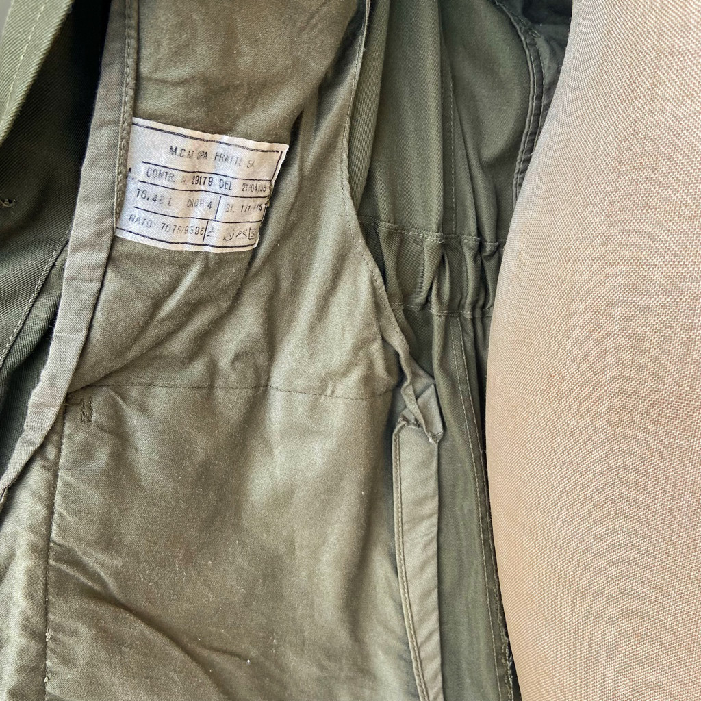 upcycle military  jacket