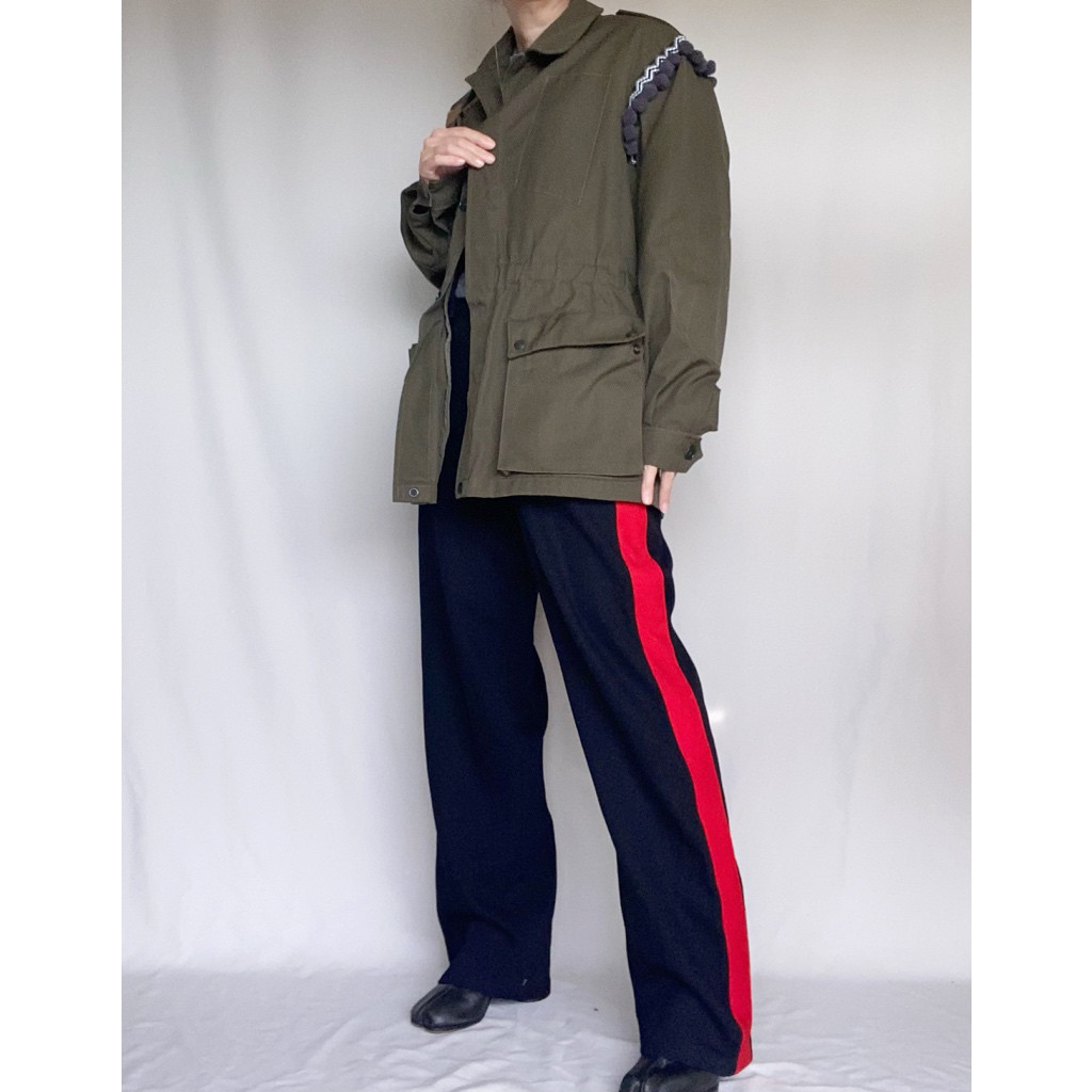 upcycle military  jacket
