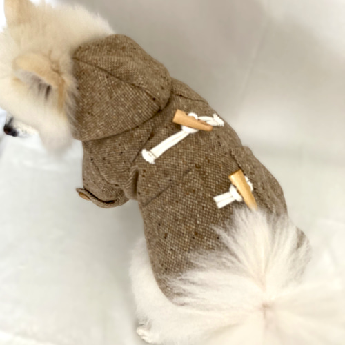 ハンドメイド　ダッフルコート　オーダー小型犬 楽天市場】ダッフルコート（ペット・ペットグッズ）の通販