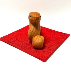 再販　干支飾り　雲と福巳　木彫りのお正月飾り　お正月ハンドメイド2025 6枚目の画像