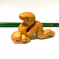 再販　干支飾り　雲と福巳　木彫りのお正月飾り　お正月ハンドメイド2025 9枚目の画像