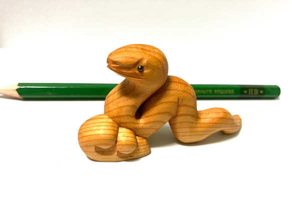 再販　干支飾り　雲と福巳　木彫りのお正月飾り　お正月ハンドメイド2025 9枚目の画像