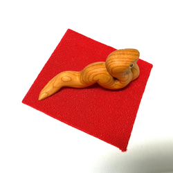 再販　干支飾り　雲と福巳　木彫りのお正月飾り　お正月ハンドメイド2025 5枚目の画像