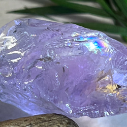 カコクセナイト内包✨ レインボー アメジスト クラスター 原石 ラフ