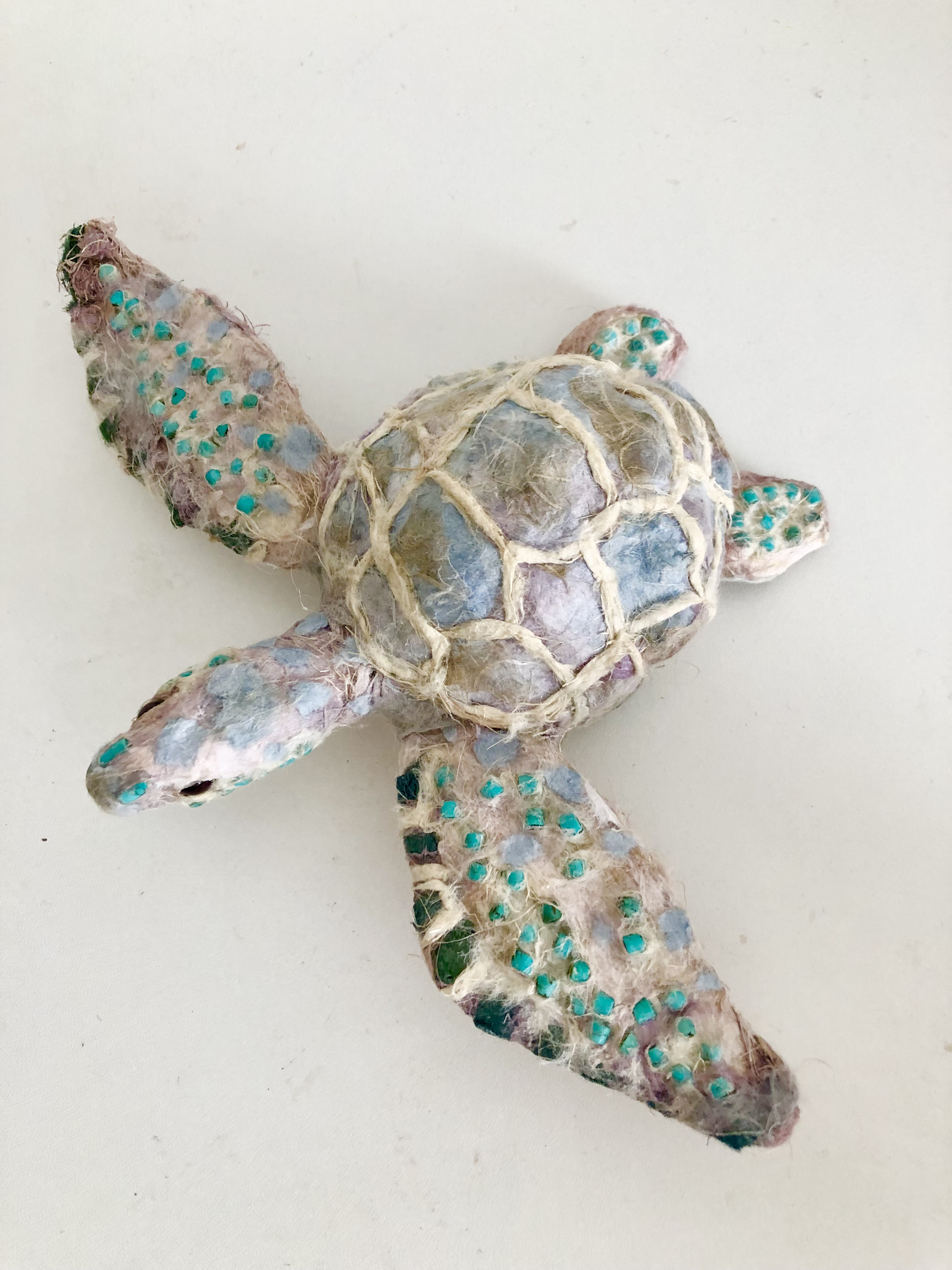 和紙のウミガメ