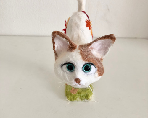 和紙の三毛猫 その他置物 ホワイトキャッツ 通販 18446714