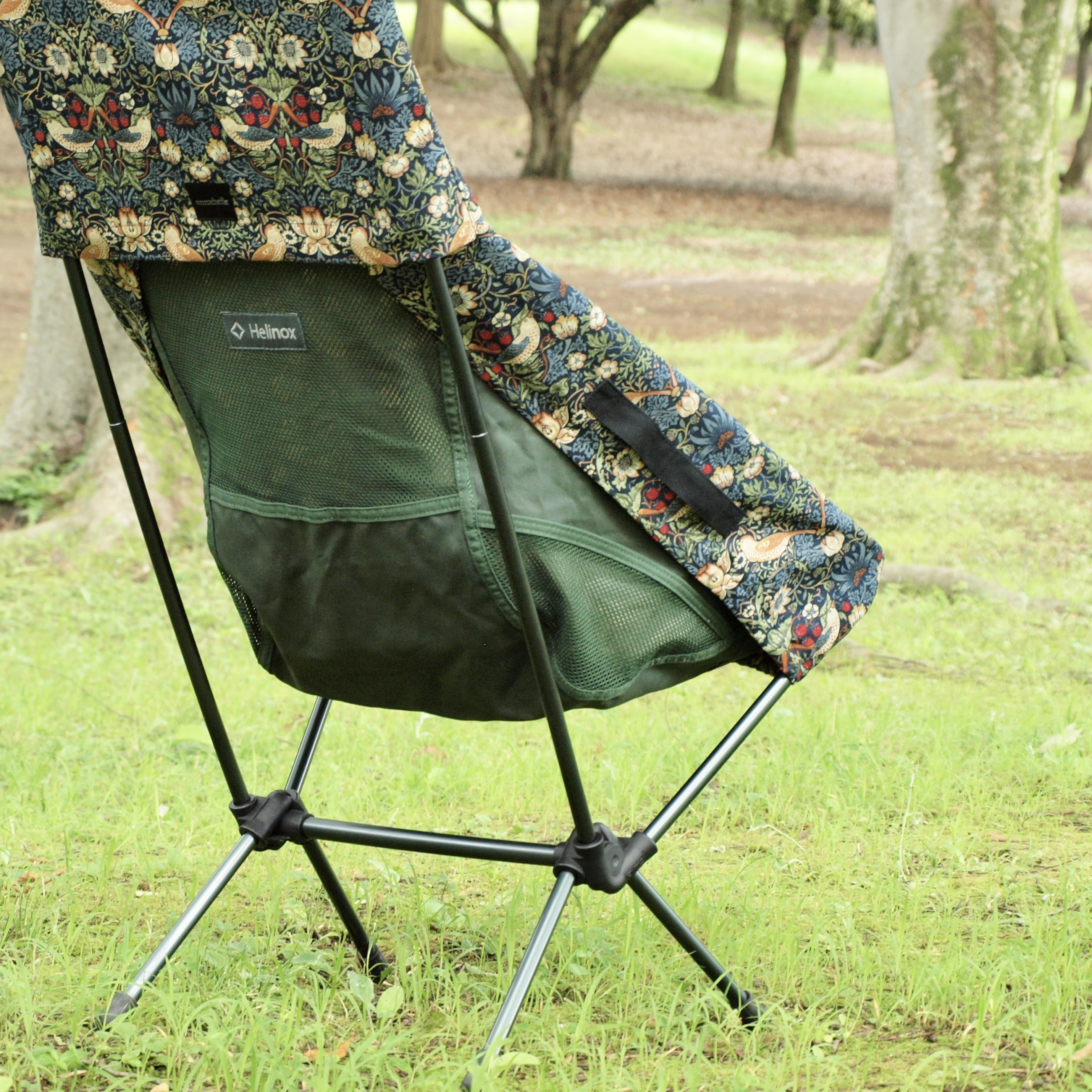 サバンナチェア チェアカバー 専用　ほぼ未使用】ヘリノックス カモ柄