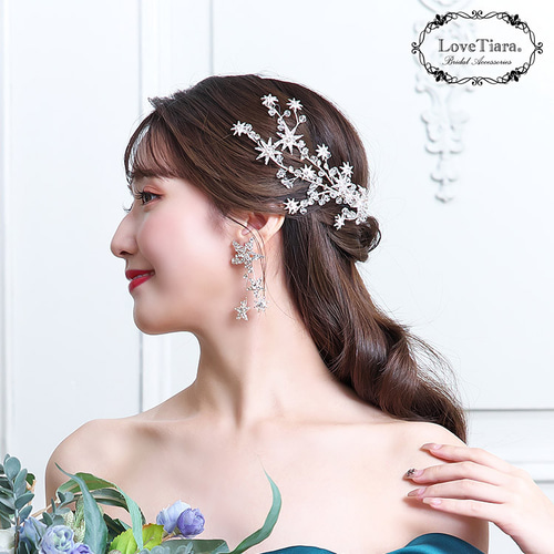 【ゆぺこ】STELLA BRIDAL 花モチーフ ヘッドドレス 05c57a07bef66f9a763d4536dcf6de