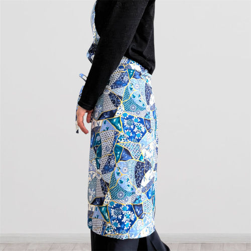 楽天市場】【日本製カラー割烹着】綿100％ミセスレディース40代