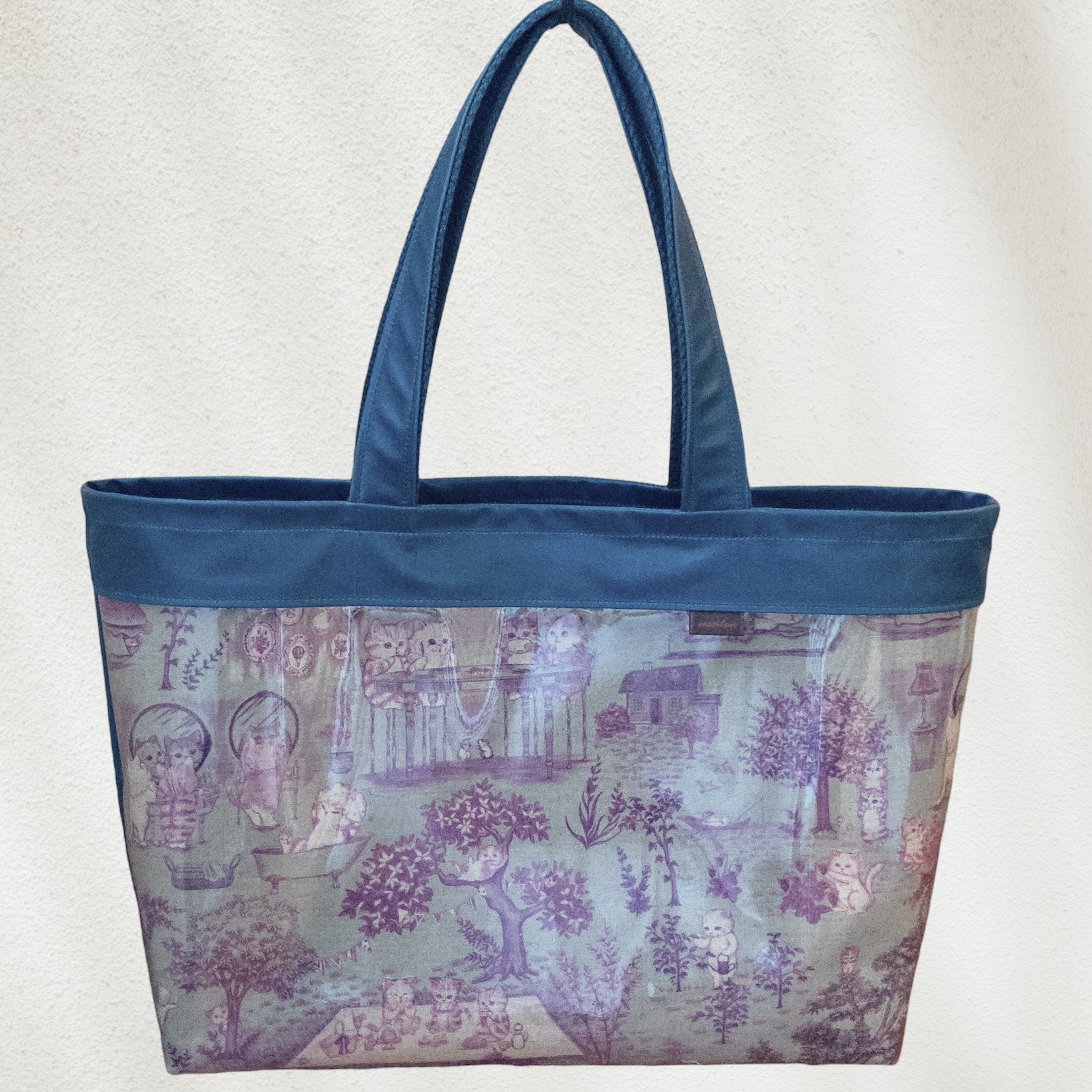 ラミネートバッグ　トート(中)      雨の日⭐︎防水⭐︎ディスプレイ