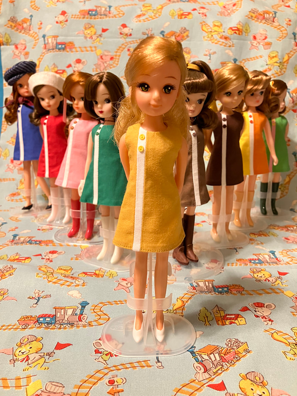 リカちゃんキャッスル 初代リカちゃん 着せ替え服セット アウトフィット 2点 初代リカちゃん 着せ替え アウトフィット レトロ 1960年代 その他人形