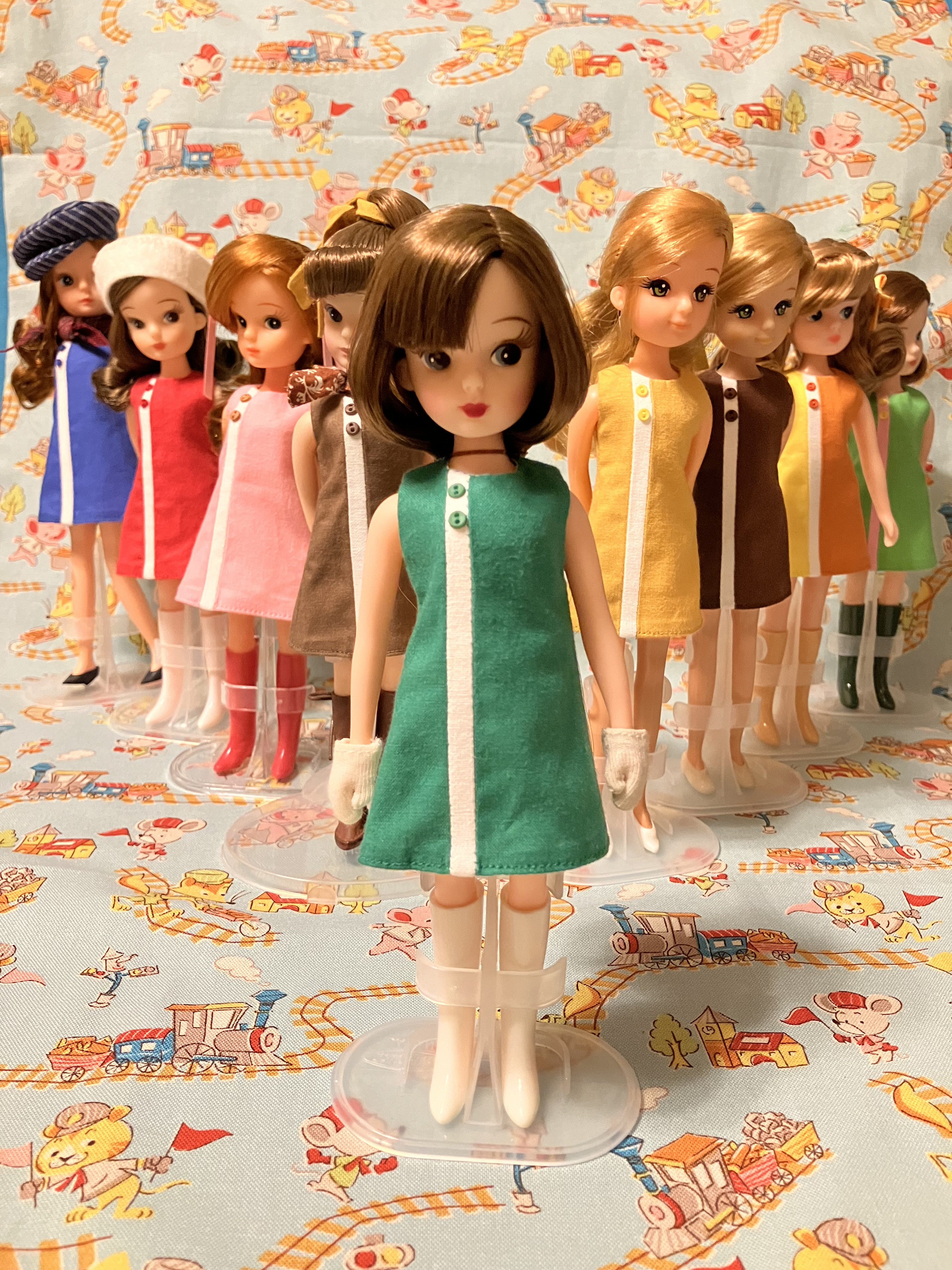初代リカちゃん1969年〜ゴロちゃんの着せ替え服 2着セット