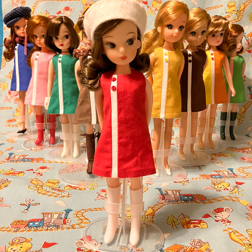 初代リカちゃん 着せ替え アウトフィット レトロ 1960年代