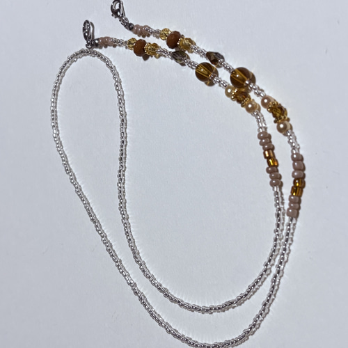 ♪650 ❤️ アンティーク ビーズ マスクチェーン メガネチェーン