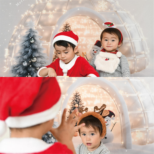 翌日発送】かまくらオーナメントマット/おうちスタジオ/おうちフォトに