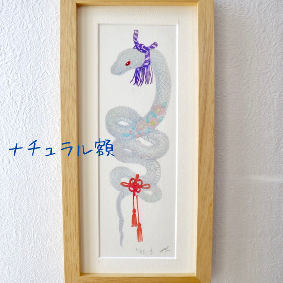 縁起物　白蛇　蛇神様　巳年 弁財天 6枚目の画像