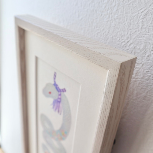 縁起物 白蛇 蛇神様 巳年 弁財天 版画 かさね 通販 18447674｜Creema