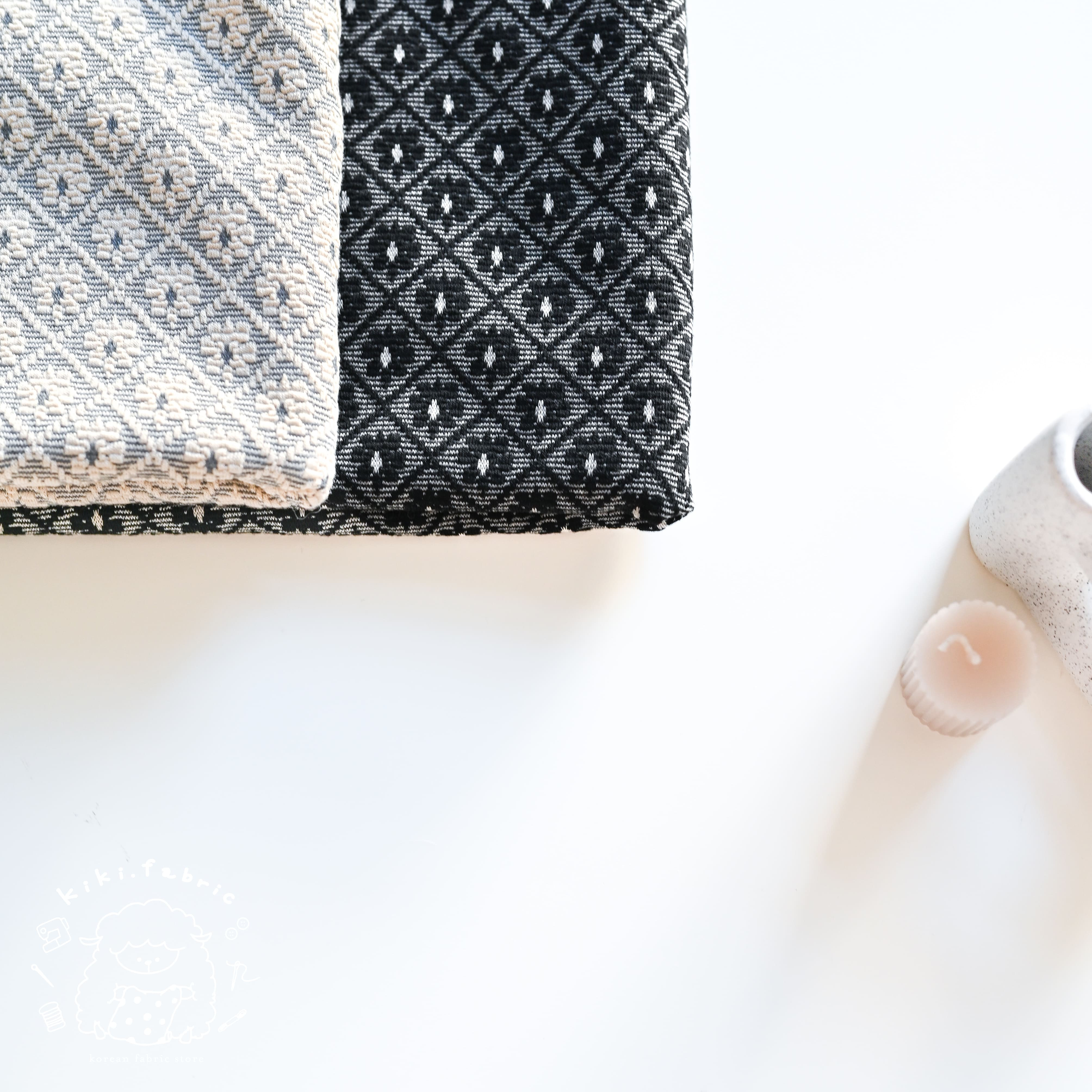 トレリスジャガードニット⭐もくもくスタイ　１枚900yen　【名入れ可能】 トレリスジャガードニット⭐もくもくスタイ1枚900yen【名入れ可能】