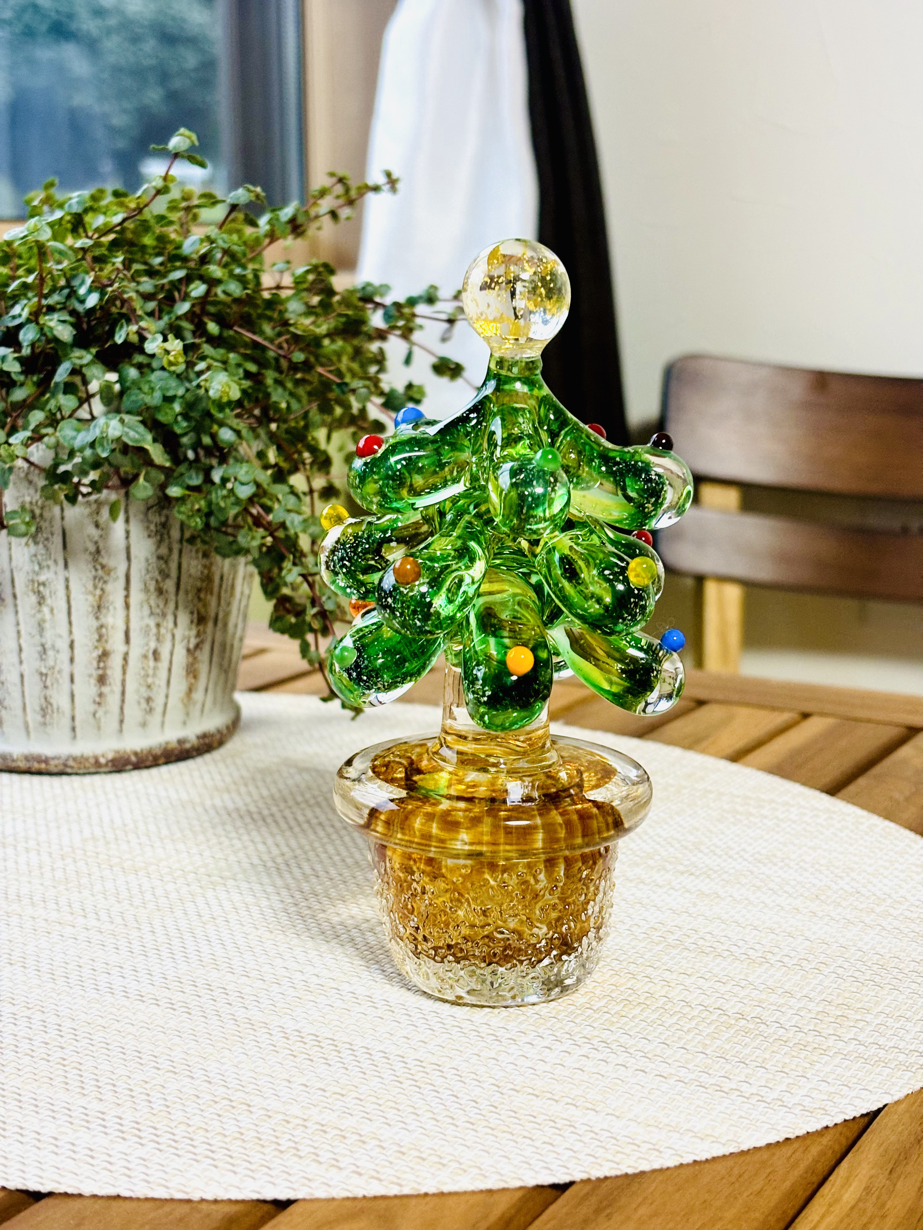 ガラスのクリスマスツリー