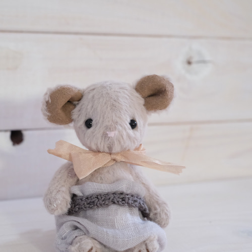 ねずみのぬいぐるみ ネズミ テディベア ぬいぐるみ ぬいぐるみ dear._