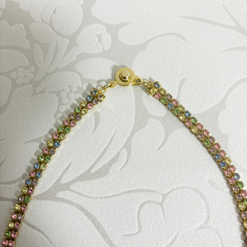 ♡ハンドメイド♡ビジューネックレス ビジューネックレス｜ネックレス - niana