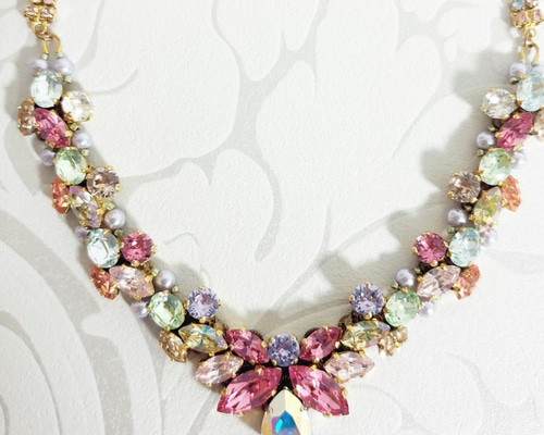 ♡ハンドメイド♡ビジューネックレス b8d03416a7a36600bb73f3da83fbab