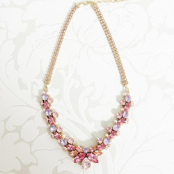 ♡ハンドメイド♡ビジューネックレス ビジューネックレス｜ネックレス - niana
