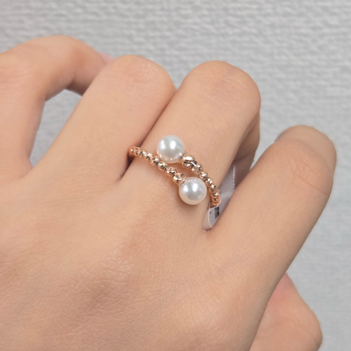 パールリングk18 新品即発送可能