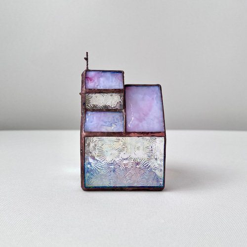 ステンドグラス 教会型LEDキャンドルホルダー（再販） キャンドル