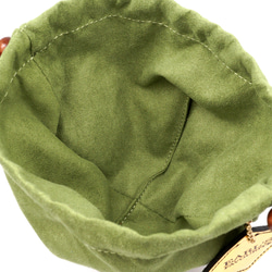 カップケーキな巾着ポーチ（さくら／抹茶） 17枚目の画像