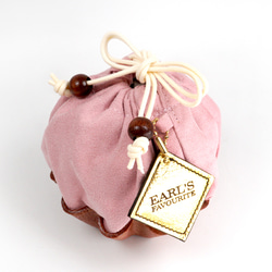 カップケーキな巾着ポーチ（さくら／抹茶） 4枚目の画像