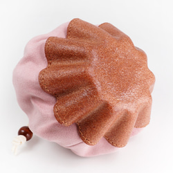 カップケーキな巾着ポーチ（さくら／抹茶） 6枚目の画像