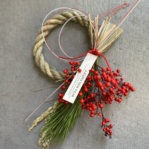 早割お正月飾り】南天お正月飾り クリスマスから飾れるお正月飾り